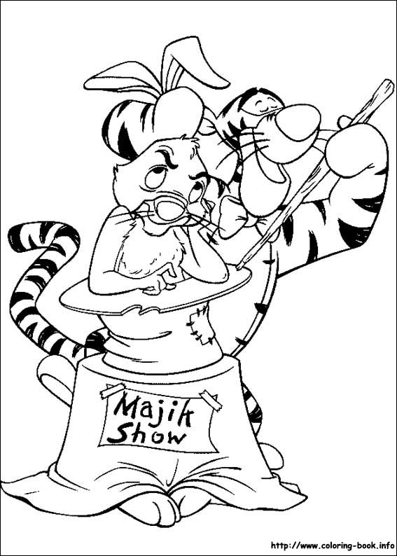 Winnie the Pooh coloring picture